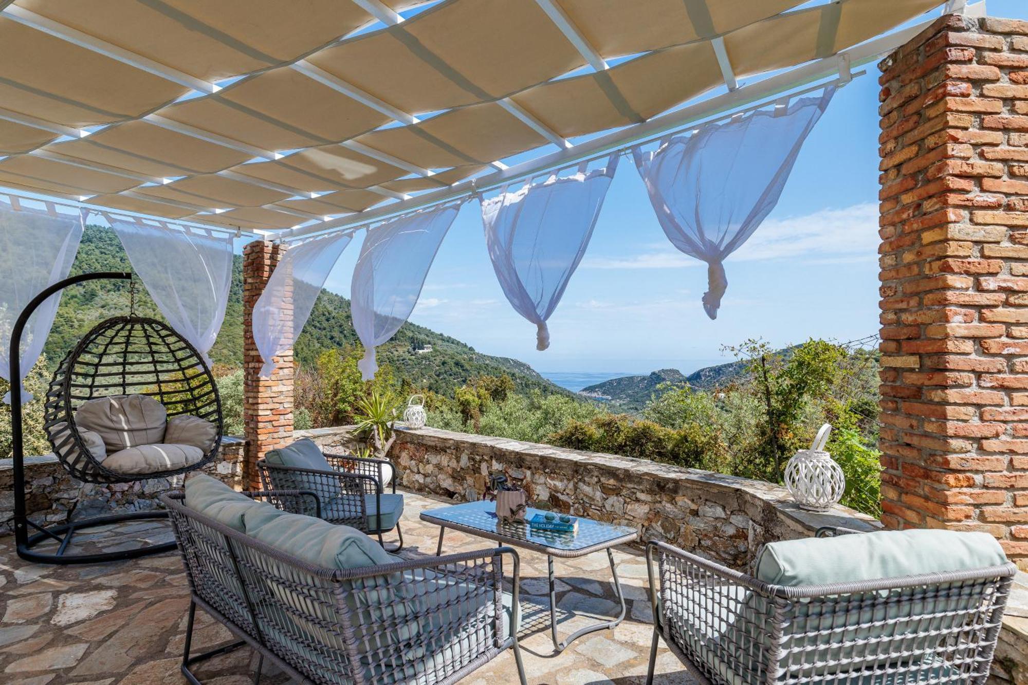 Villa Fotini Kalivi In Raches Panormos  Eksteriør bilde